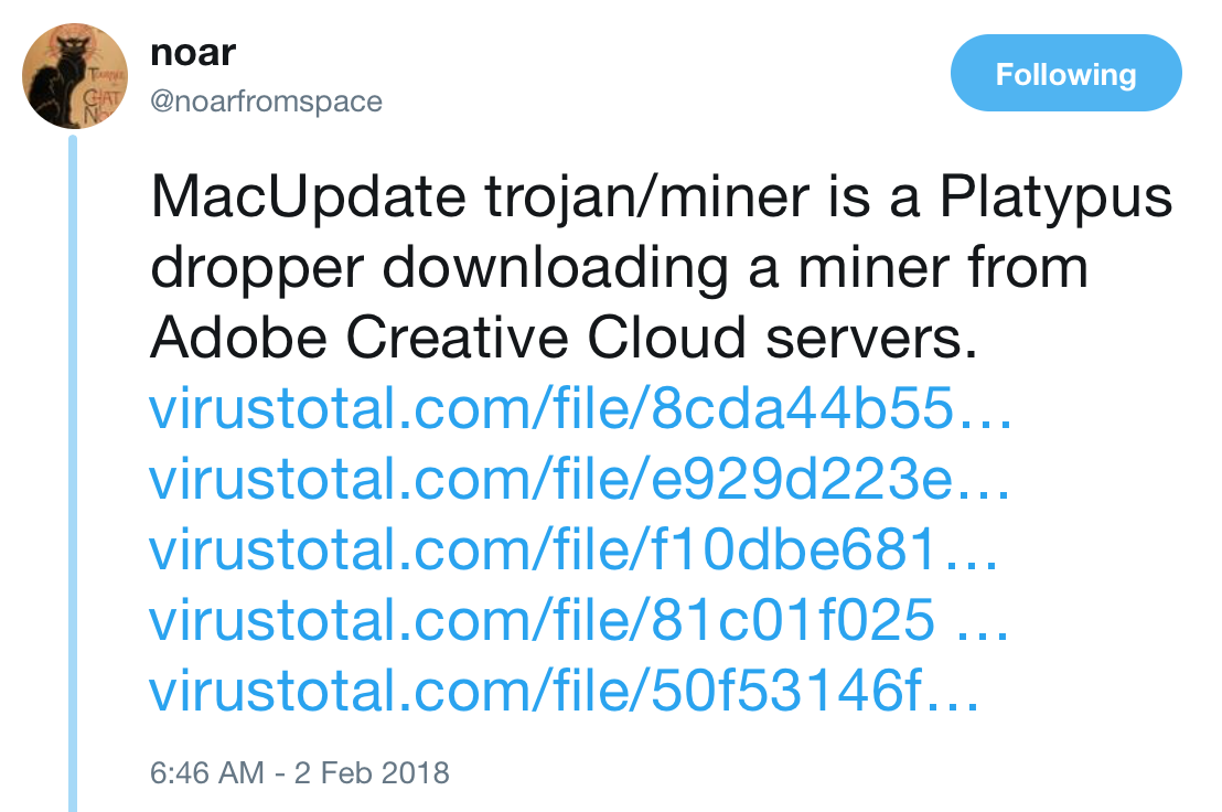 know if my mac has been hijacked for mining